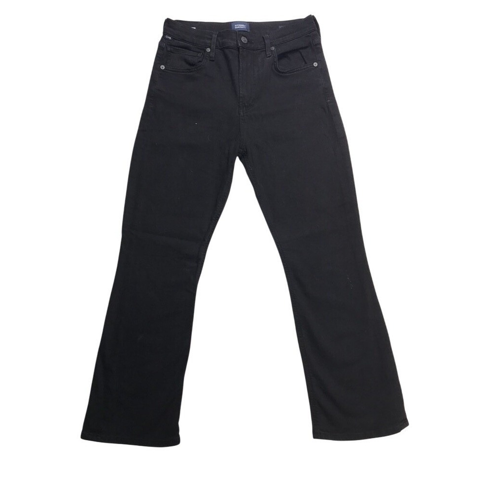 Citizens of Humanity Isola High Rise Relaxed Bootcut Black Jeans Size 26